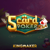 5 Card Poker gamezone app cards